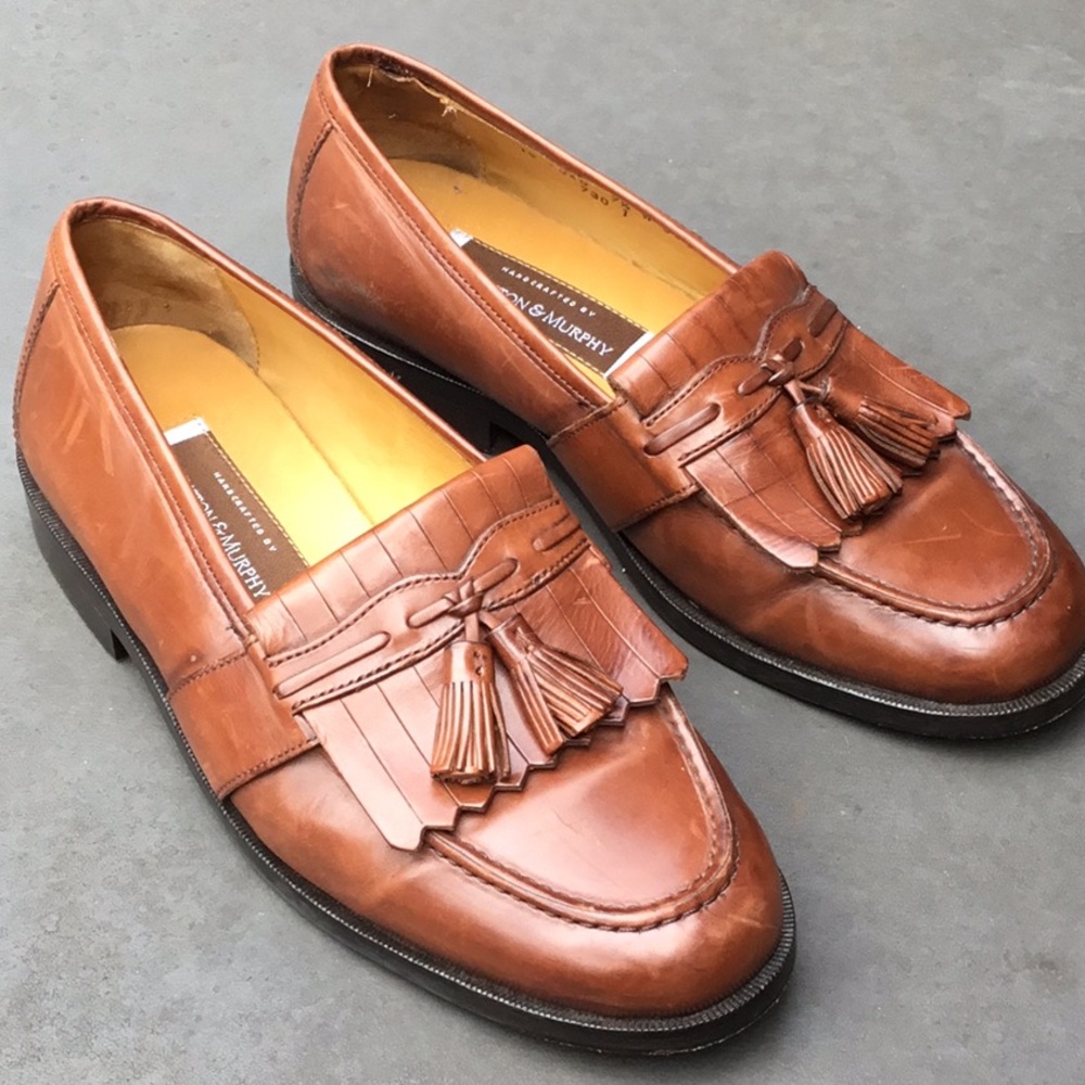Johnston and Murphy handcrafted slip on size7.5 - Picture 2 of 8